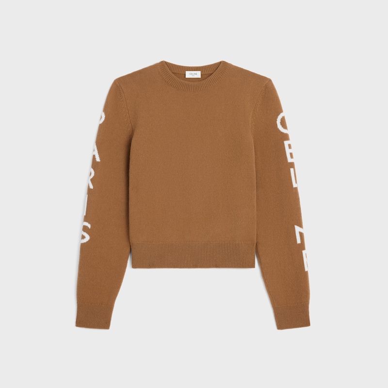 pull ras du cou en laine et cachemire