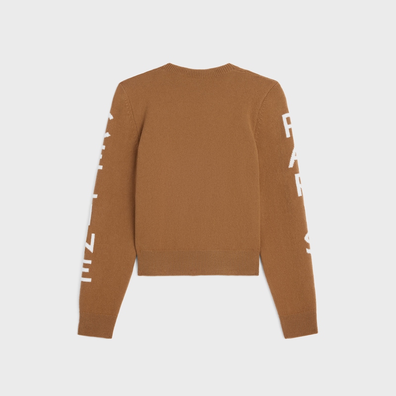 pull ras du cou en laine et cachemire