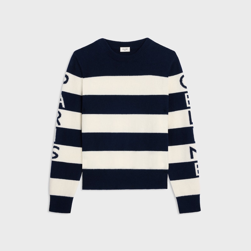 pull ras du cou en laine et cachemire