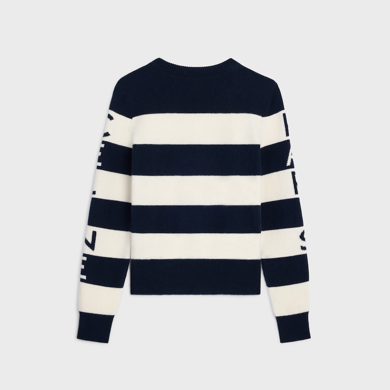 pull ras du cou en laine et cachemire