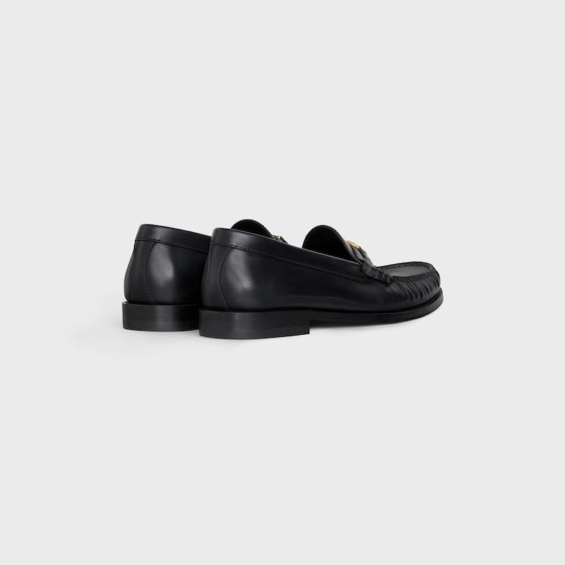 mocassins celine luco en cuir de taureau poli