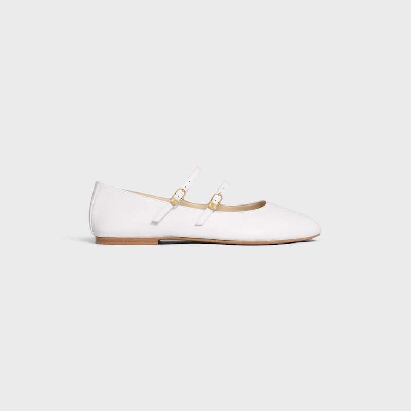 les ballerines celine double bracelet en agneau