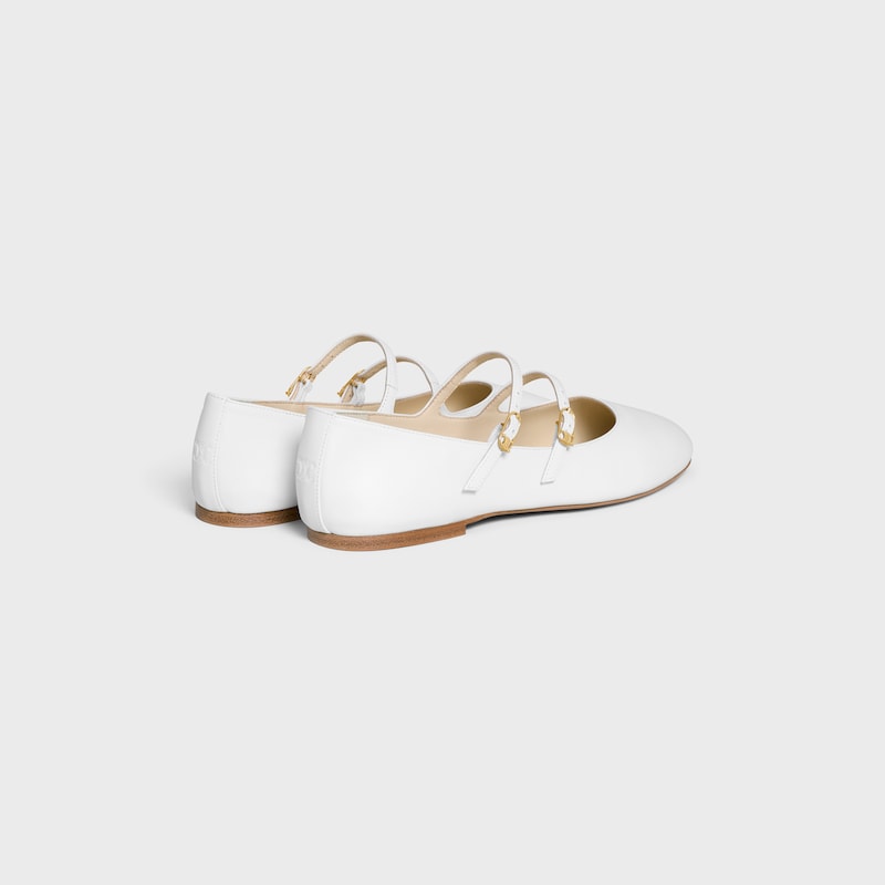 les ballerines celine double bracelet en agneau