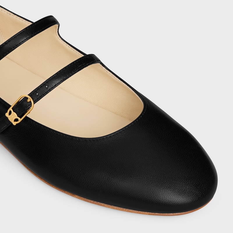 les ballerines celine double bracelet en agneau