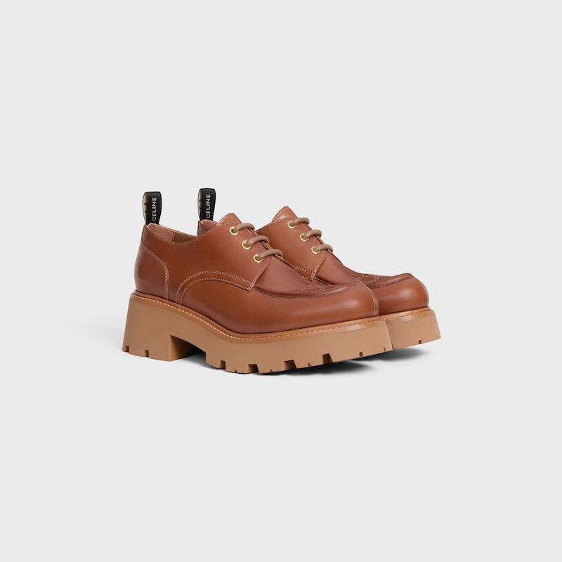 derbies céline triomphe en cuir de veau