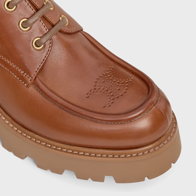 derbies céline triomphe en cuir de veau