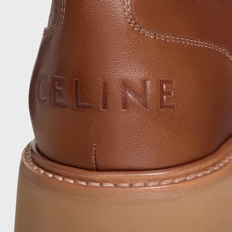 derbies céline triomphe en cuir de veau