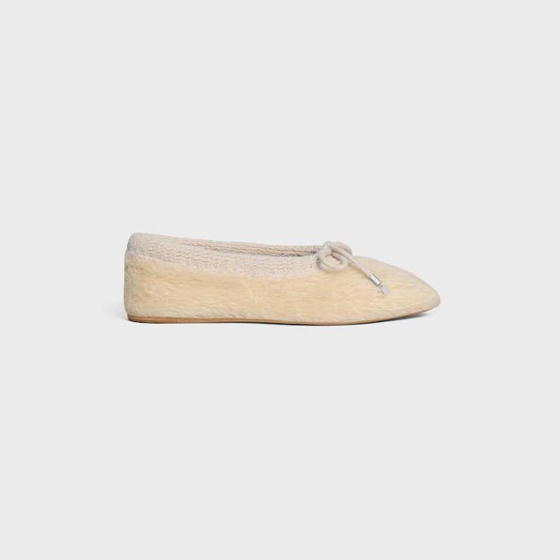 ballerine celine abby en tissu de laine dalpaga