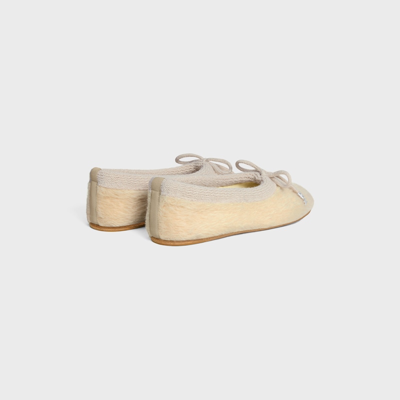 ballerine celine abby en tissu de laine dalpaga