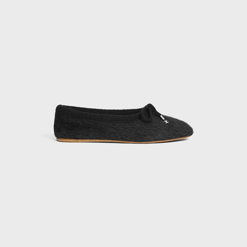 ballerine celine abby en tissu de laine dalpaga
