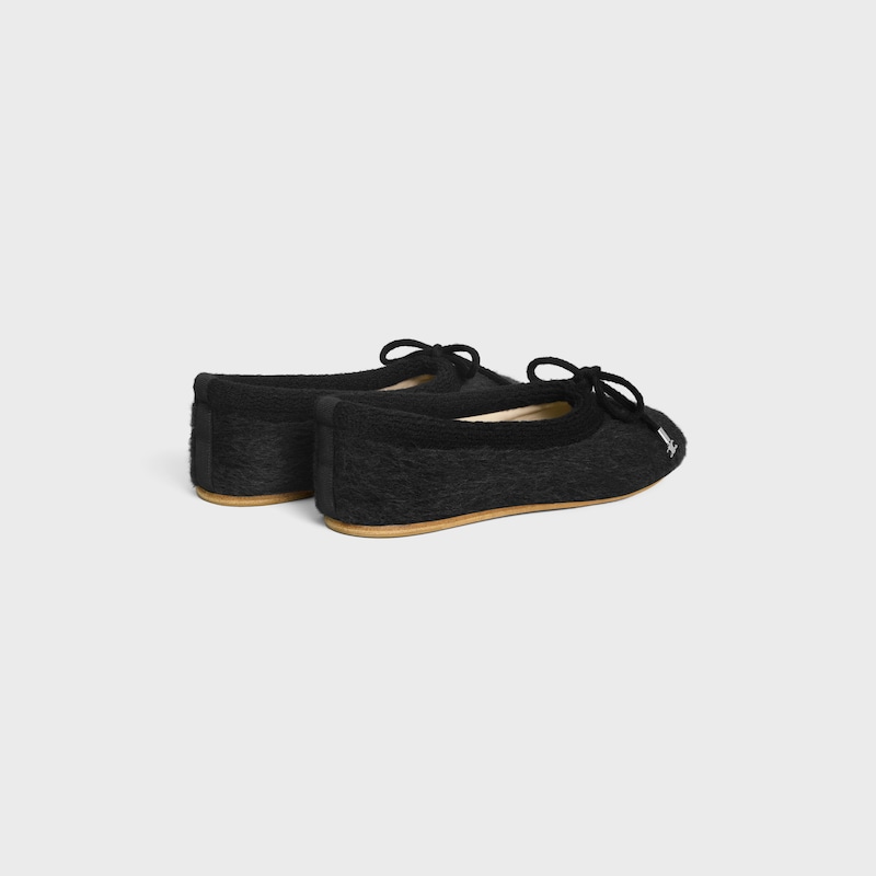 ballerine celine abby en tissu de laine dalpaga