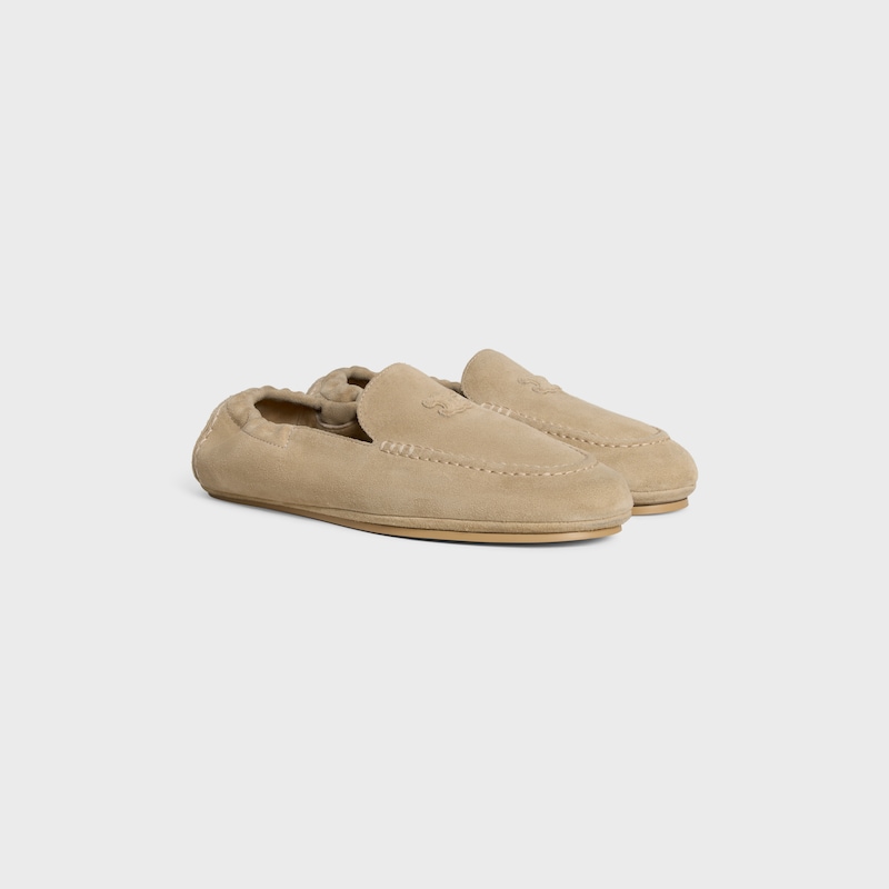 mocassin céline adam en veau suédé