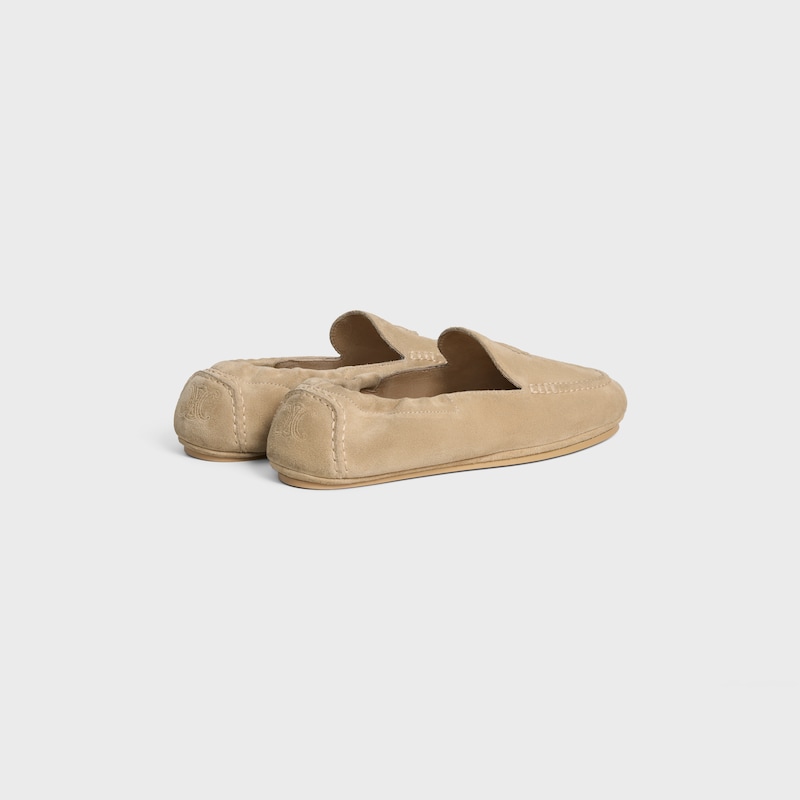 mocassin céline adam en veau suédé