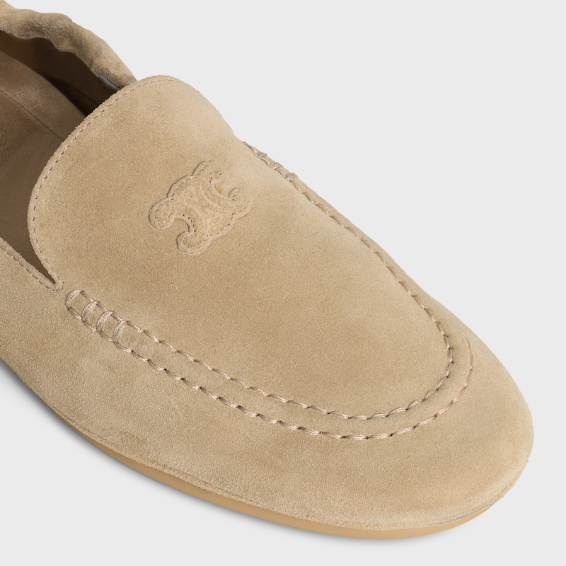 mocassin céline adam en veau suédé