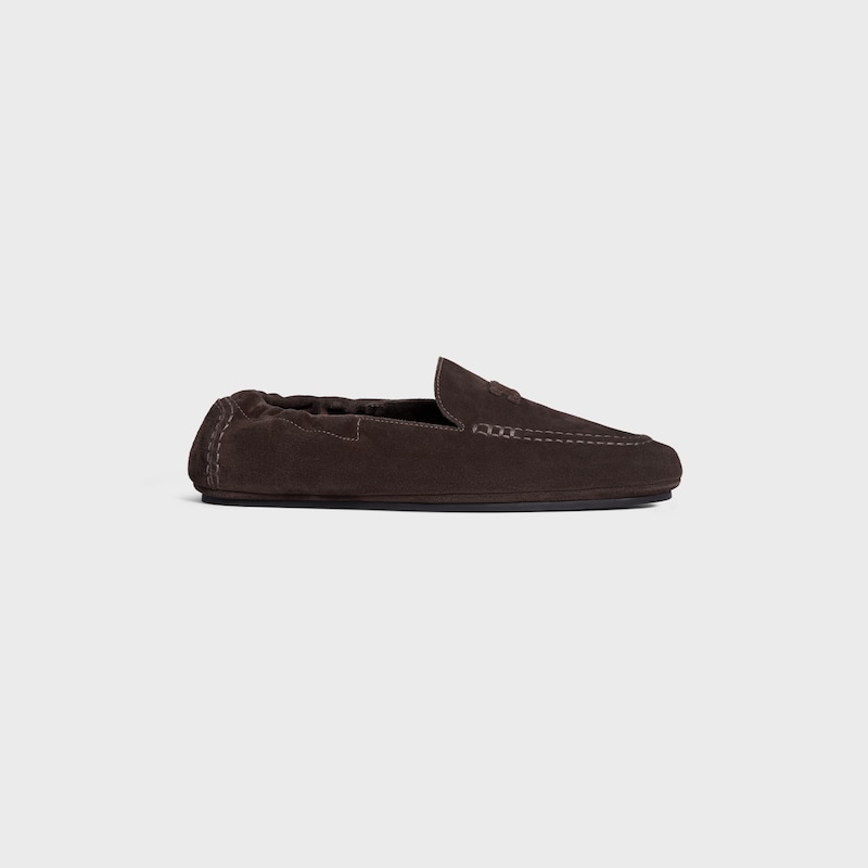 mocassin celine adam en veau suédé