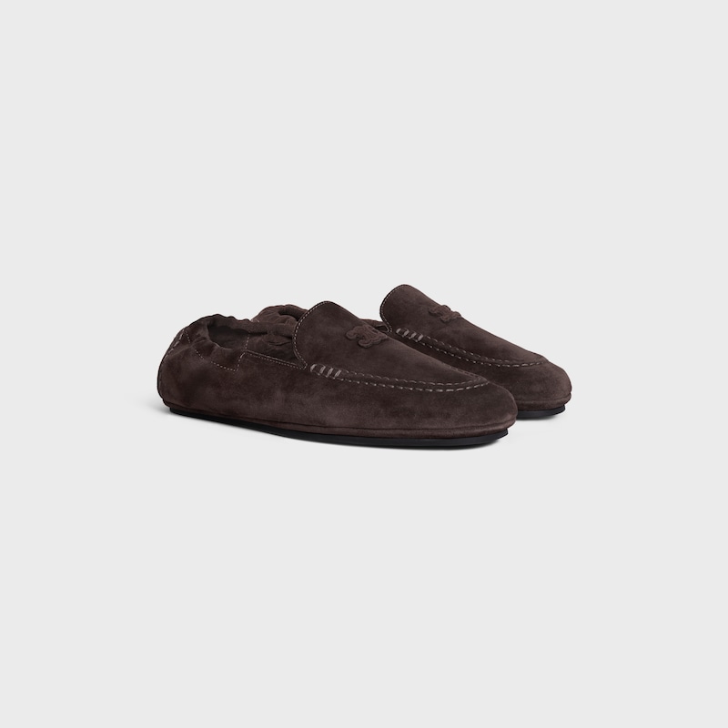 mocassin celine adam en veau suédé