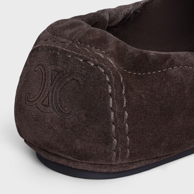 mocassin celine adam en veau suédé