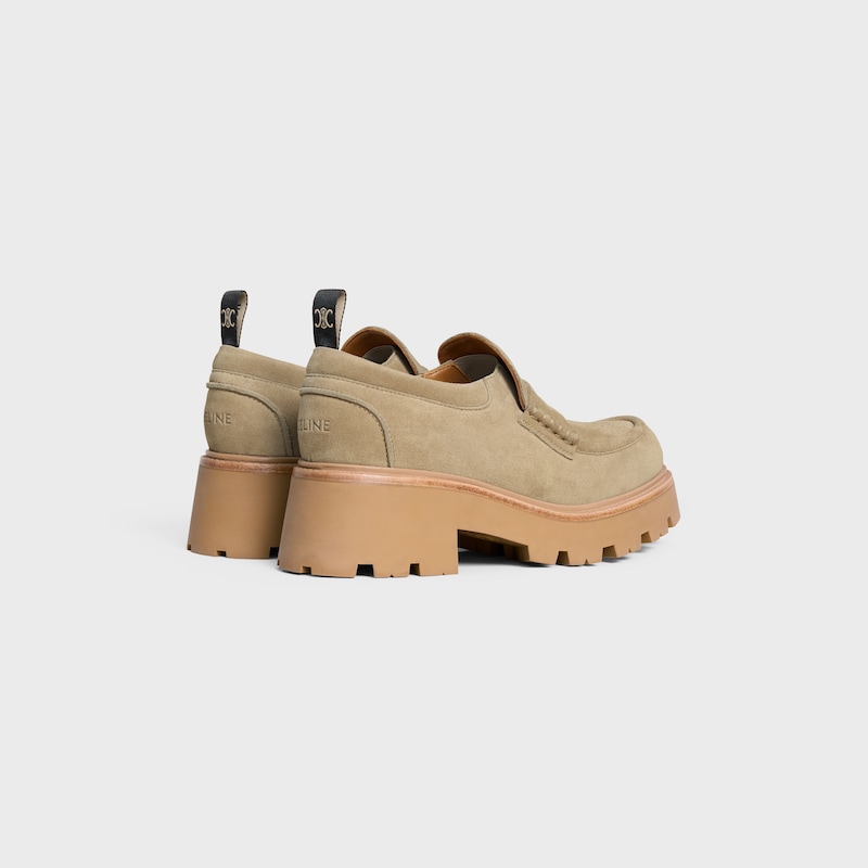 mocassins céline triomphe en daim de veau