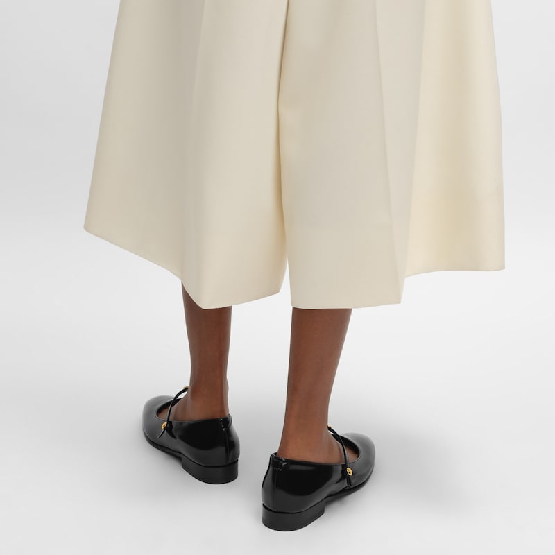 ville - mary-jane ballerine en cuir de veau glacÉ
