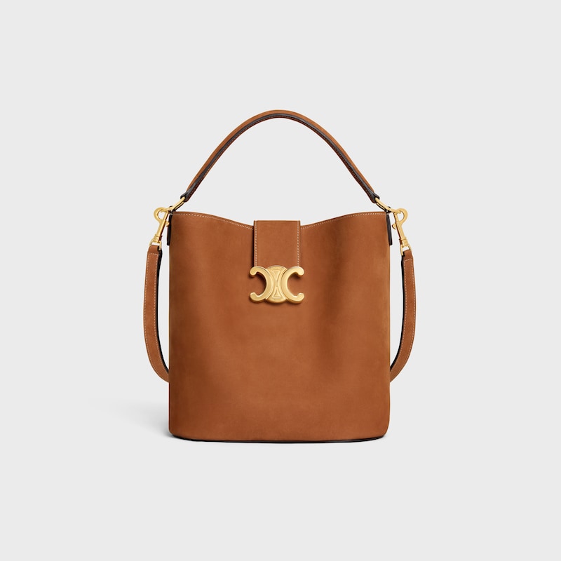 seau bÉbÉ moyen louise en cuir de veau nubuck