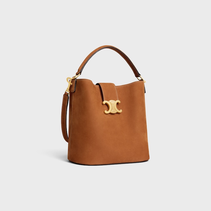 seau bÉbÉ moyen louise en cuir de veau nubuck