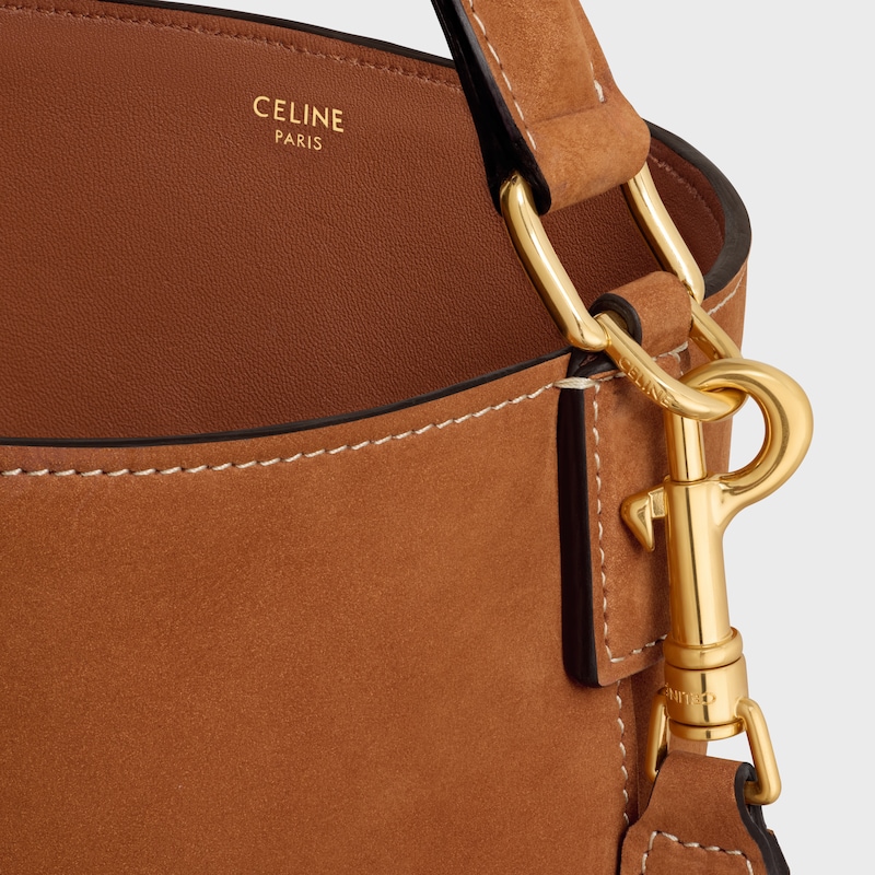 seau bÉbÉ moyen louise en cuir de veau nubuck
