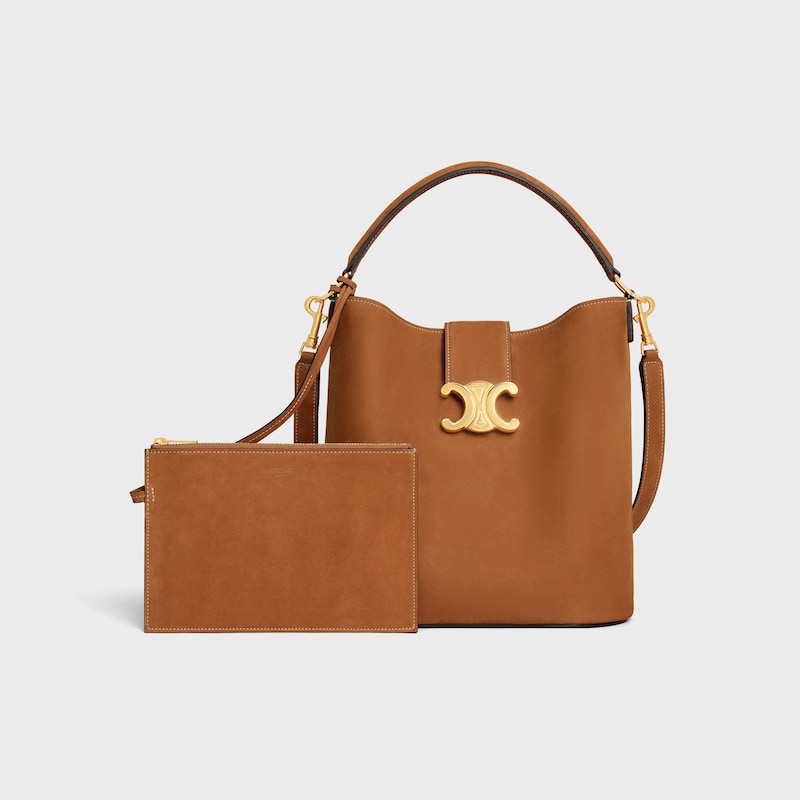 seau bÉbÉ moyen louise en cuir de veau nubuck