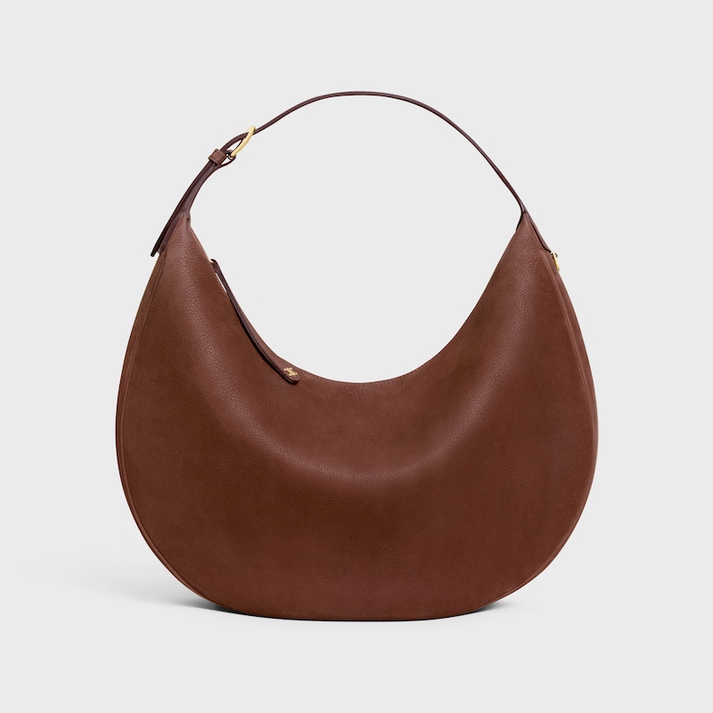 grand sac celine lulu en cuir de veau nubuck grainÉ