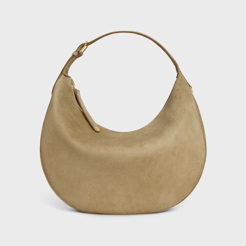 grand sac celine lulu en daim de veau