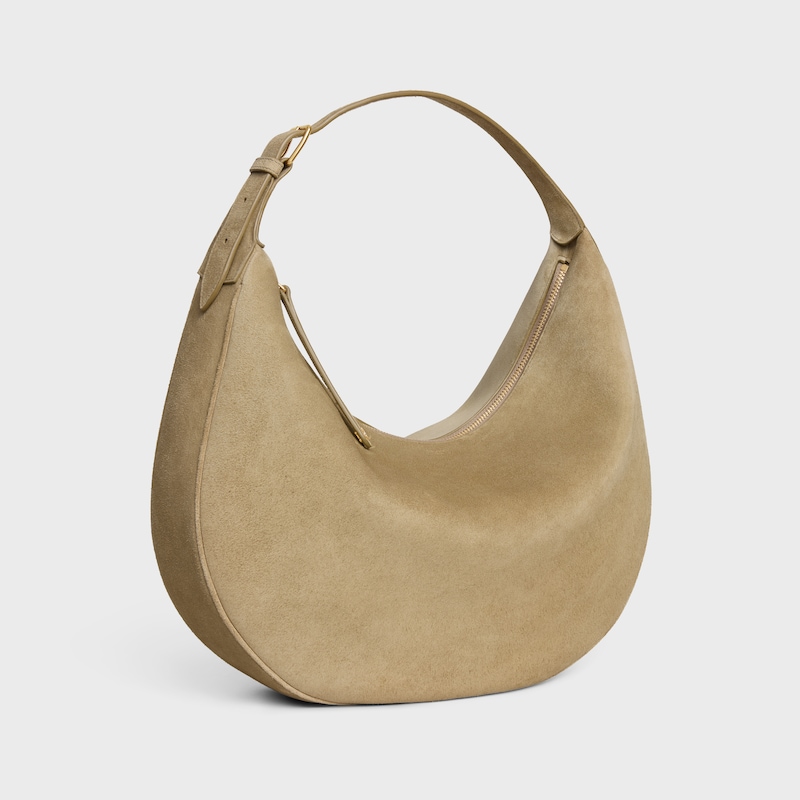 grand sac celine lulu en daim de veau