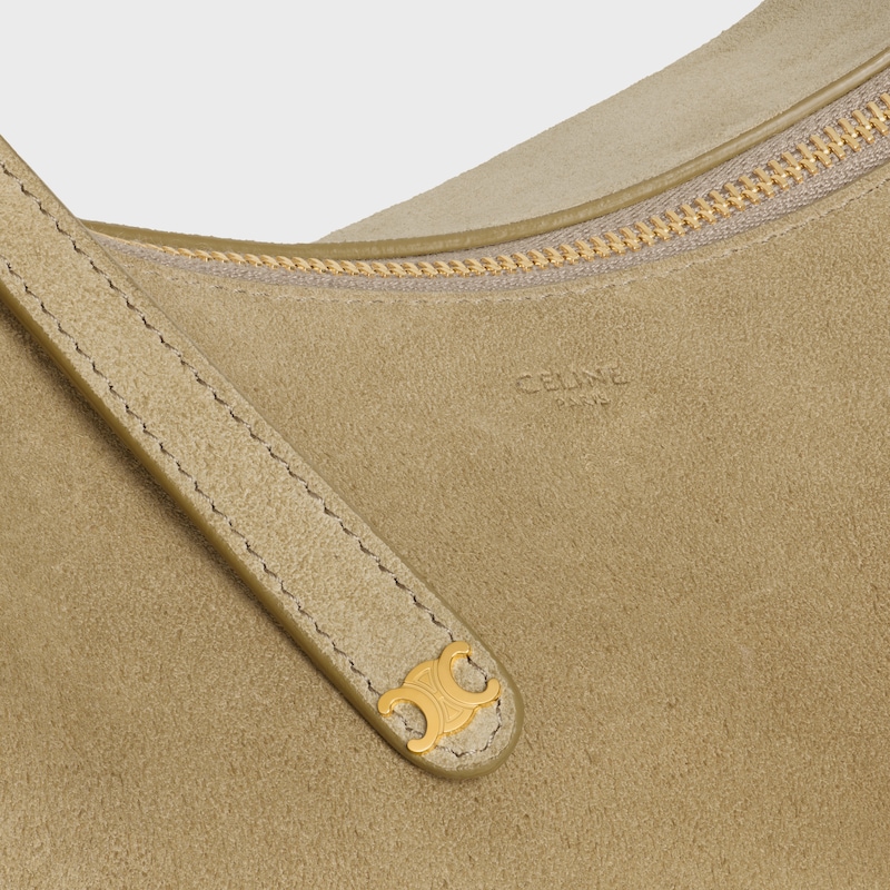 grand sac celine lulu en daim de veau