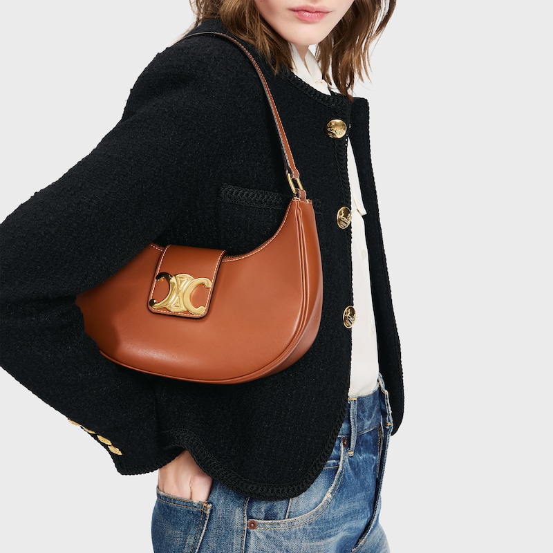 sac ava triomphe moyen en cuir de veau lisse