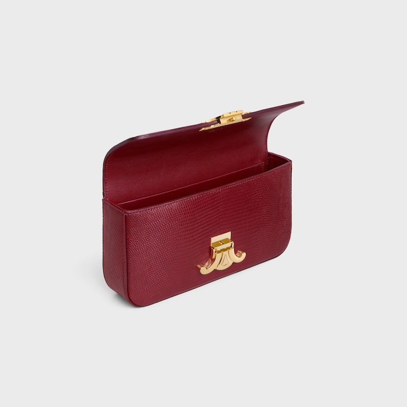 sac bandoulière à chaîne claude en lézard