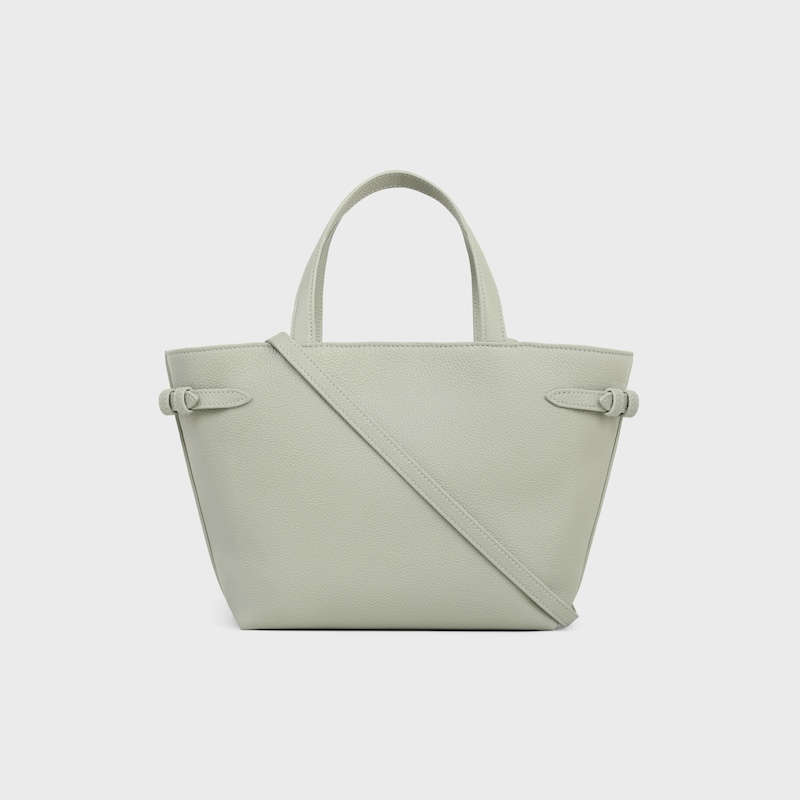 mini cabas anais cuir triomphe en cuir de veau grainé