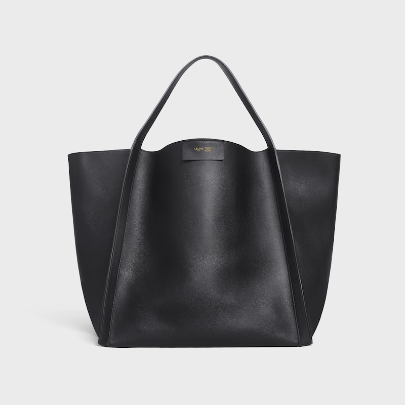 sac cubo moyen en cuir de veau souple