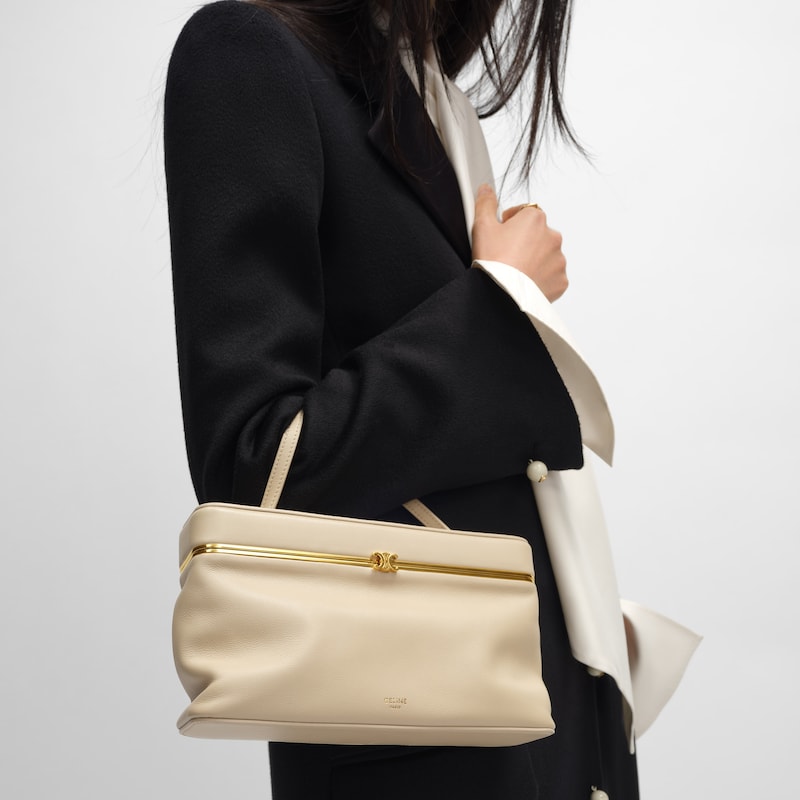 cadre east west triomphe en cuir de veau souple