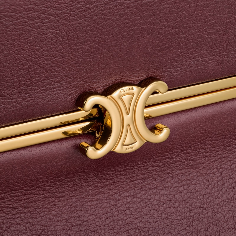 petit cadre triomphe en cuir de veau souple