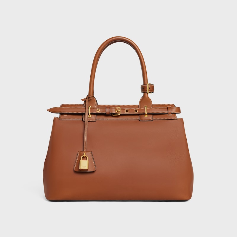 sac celine conti en cuir de veau naturel