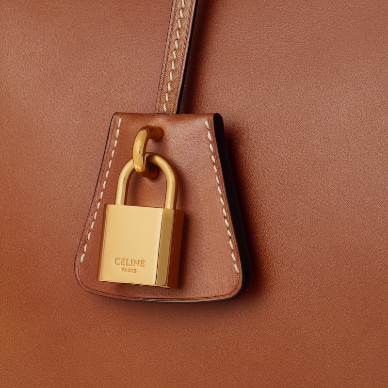 sac celine conti en cuir de veau naturel