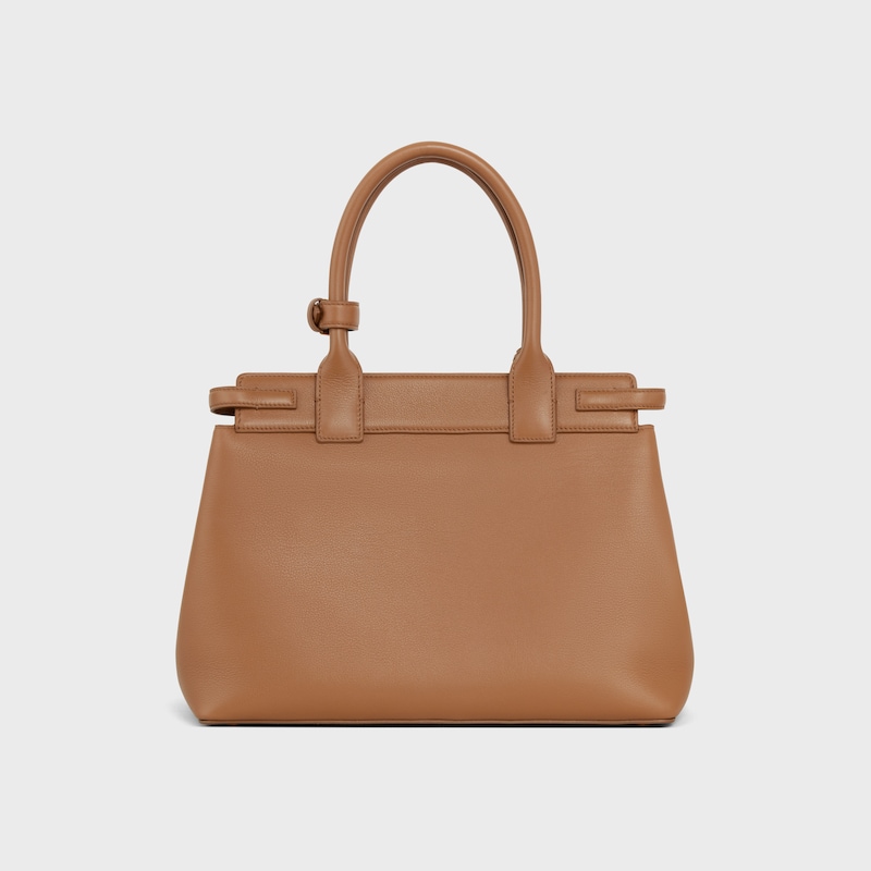 sac céline conti en cuir de veau souple grainé