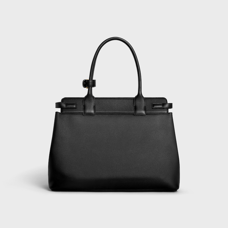 sac céline conti en cuir de veau souple grainé