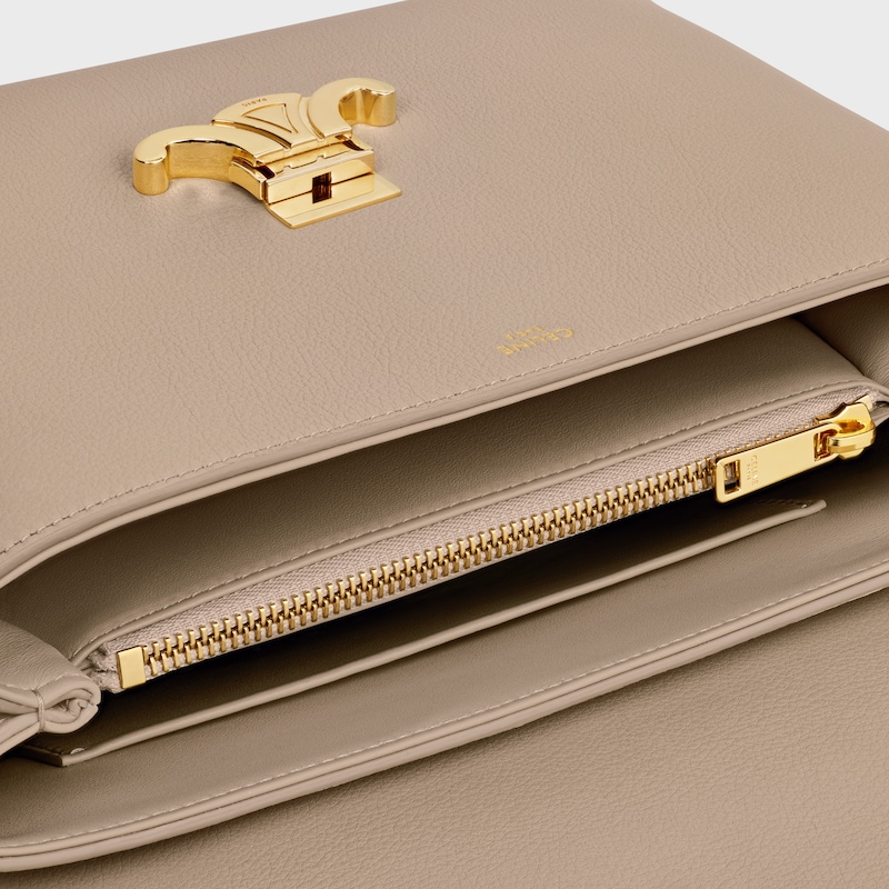 sac nino moyen en cuir de veau souple grainÉ