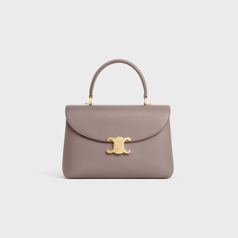sac nino moyen en cuir de veau souple grainÉ