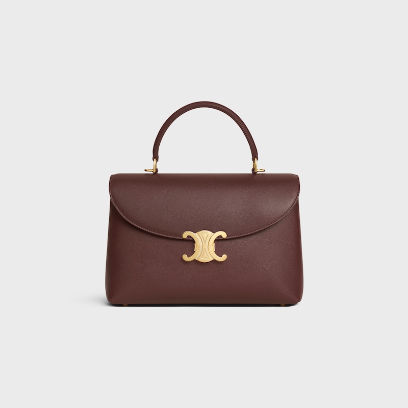 sac nino moyen en cuir de veau souple grainÉ