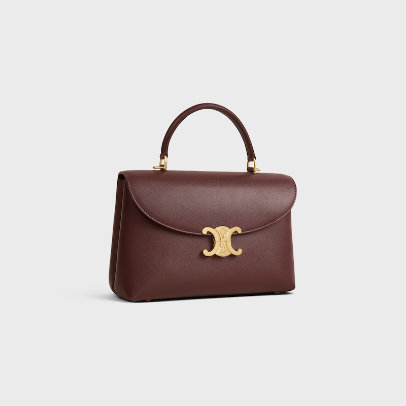sac nino moyen en cuir de veau souple grainÉ