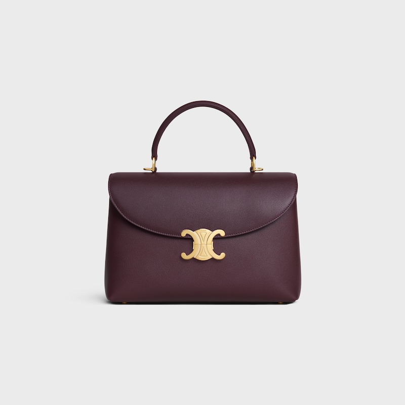 sac nino moyen en cuir de veau souple grainÉ
