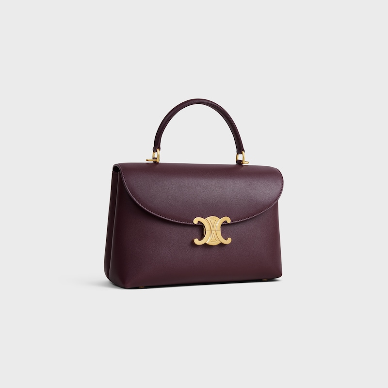 sac nino moyen en cuir de veau souple grainÉ
