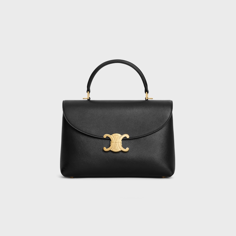sac nino moyen en cuir de veau souple grainÉ