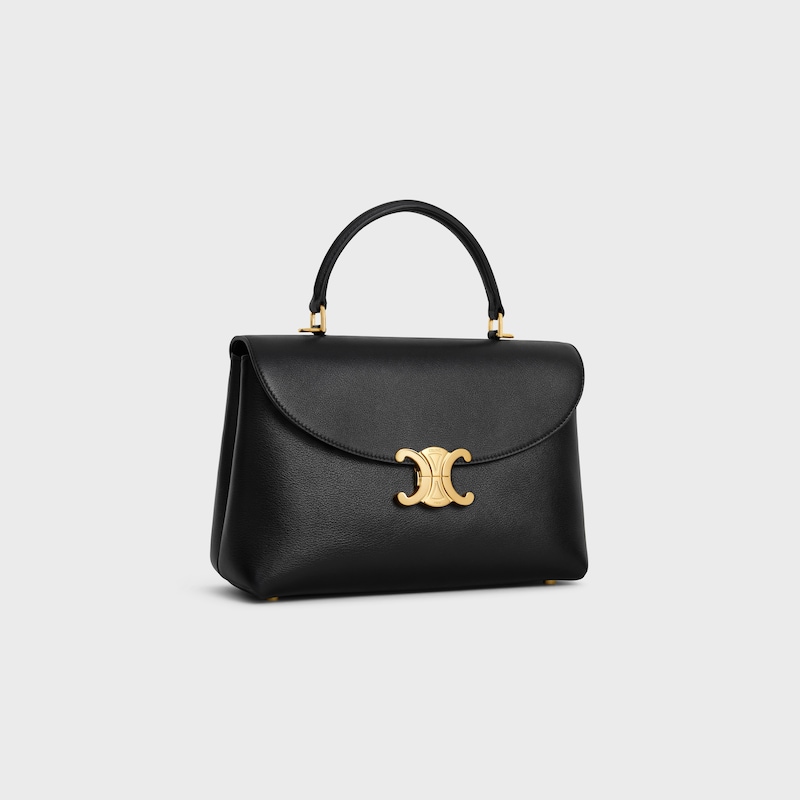 sac nino moyen en cuir de veau souple grainÉ