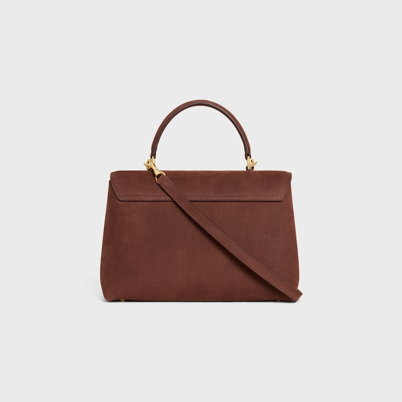 sac nino moyen en cuir de veau nubuck grainÉ